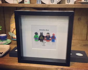 Superhero Baby Birth Announcement Frame: Personalized Comic Gift