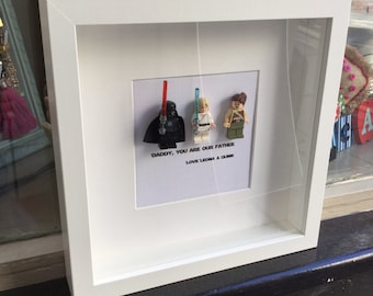 Personalized Star Wars Family Frame, Father's Day Gift