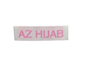 500pcs small size - custom woven labels - clothing labels - side labels bag purse shoes labels