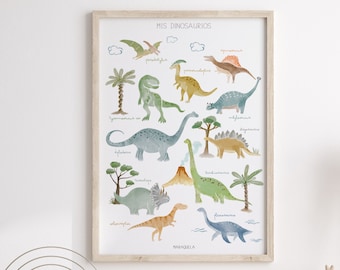 I miei dinosauri - Scivoli per bambini con dinosauri, SPAGNOLO