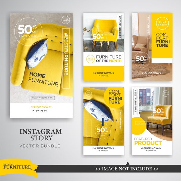 Instagram Stories Template for Furniture Promotion