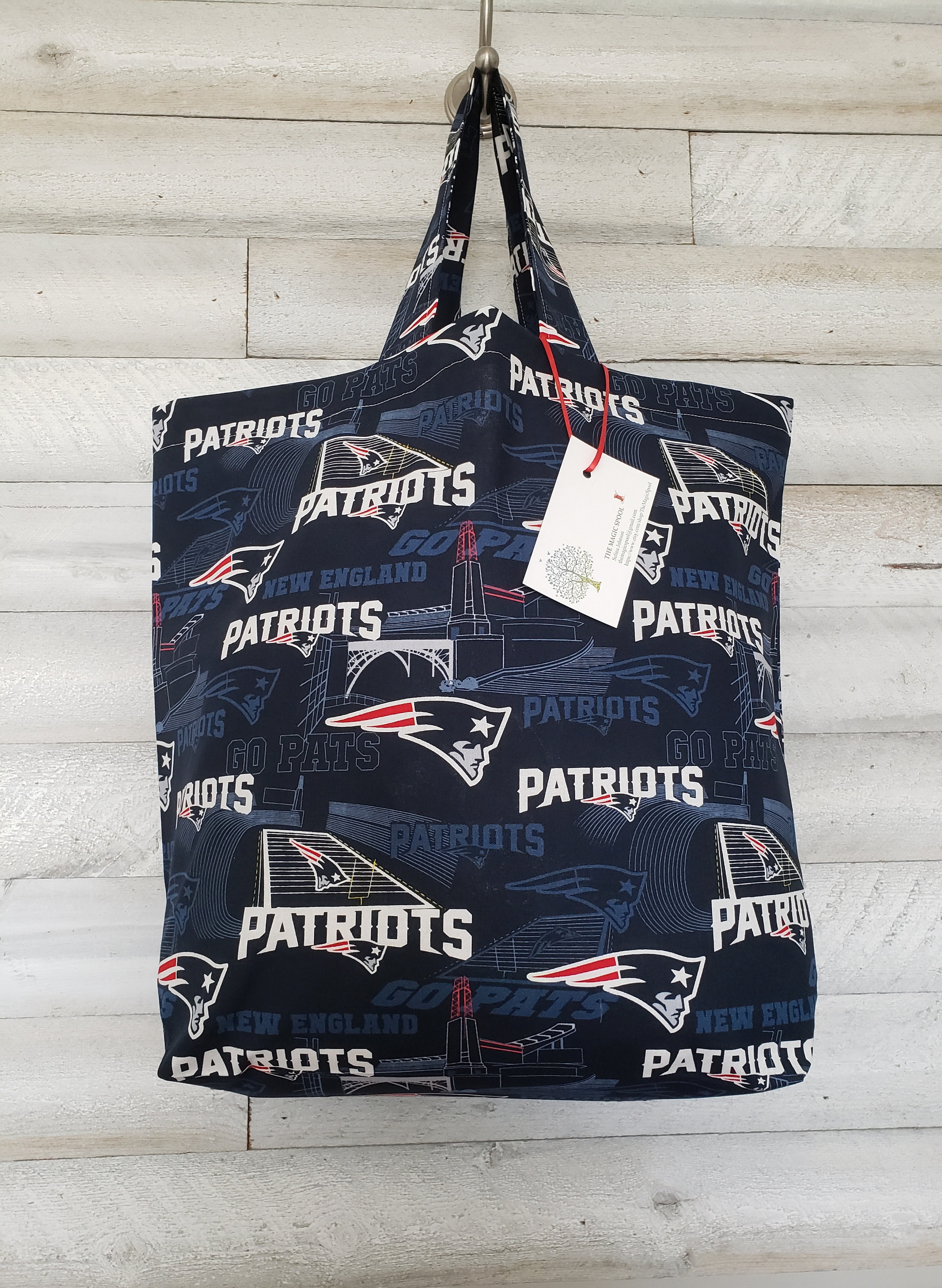 New England Patriots Gillette Stadium Reusable Fabric Shopping
