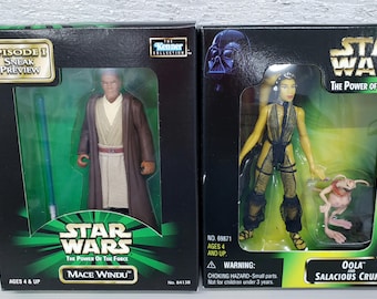 Vintage Star Wars 1999 Sealed Figures Episode I CommTech Hasbro Choose Character