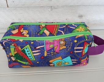 Girls Shine Bright Double Compartment Pencil Case, Large School and Art Supply Organizer