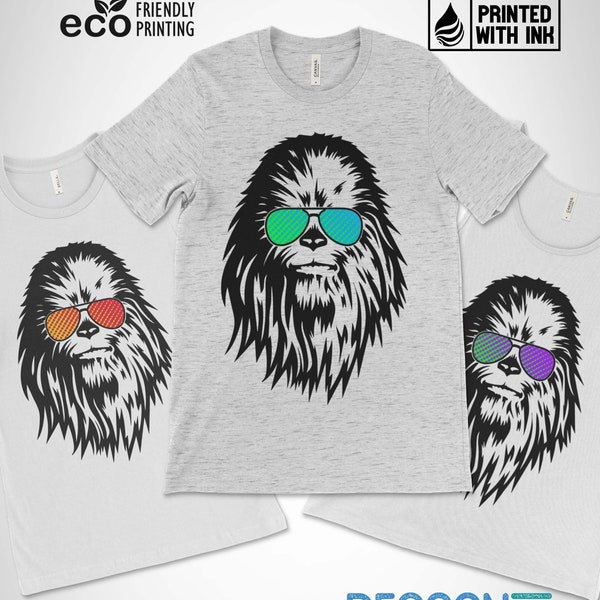 Chewbacca Shirt, Star Wars Shirt, Chewie Shirt, Star War Shirt Galaxy's Edge Shirt Chewbacca Sunglass Womens Ladies Mens Youth Kids Children