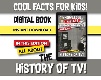 All About Television! - Brain Guzzling Facts For Young Curious Minds, Educational, Fun, Easy-to-Remember Bite-Sized Facts For Kids!