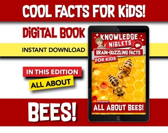 All About Mobile Bees! - Brain Guzzling Facts For Young Curious Minds, Educational, Fun, Easy-to-Remember Bite-Sized Facts For Kids!