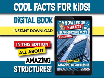 All About Amazing Structures! - Brain Guzzling Facts For Young Curious Minds, Educational, Fun, Easy-to-Remember Bite-Sized Facts For Kids!