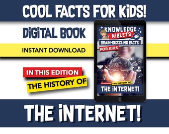 All About The Internet! - Brain Guzzling Facts For Young Curious Minds, Educational, Fun, Easy-to-Remember Bite-Sized Facts For Kids!