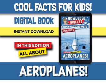 All About Planes! - Brain Guzzling Facts For Young Curious Minds, Educational, Fun, Easy-to-Remember Bite-Sized Facts For Kids!