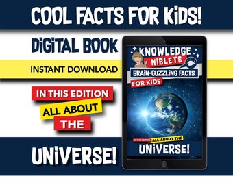 All About The Universe! - Brain Guzzling Facts For Young Curious Minds, Educational, Fun, Easy-to-Remember Bite-Sized Facts For Kids!