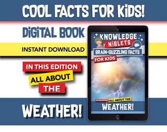 All About The Weather! - Brain Guzzling Facts For Young Curious Minds, Educational, Fun, Easy-to-Remember Bite-Sized Facts For Kids!