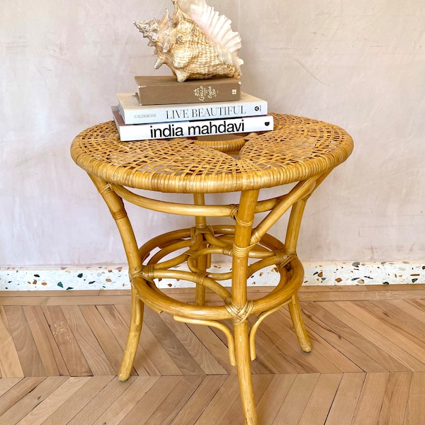 Wicker Bedside Table Etsy UK