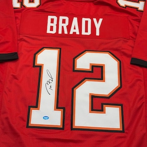 Tom Brady Signed Tampa Bay Buccaneers Football Jersey with COA