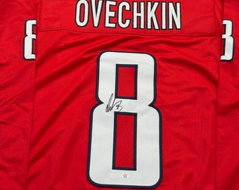 Alex Ovechkin Signed Washington Capitals Hockey Jersey with COA