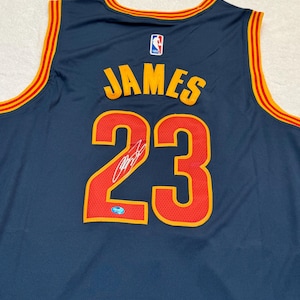 LeBron James Signed Cleveland Cavaliers NBA Basketball Jersey with COA