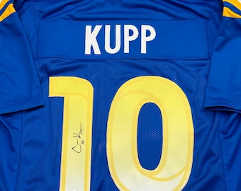 Cooper Kupp Signed Los Angeles Rams Football Jersey with COA