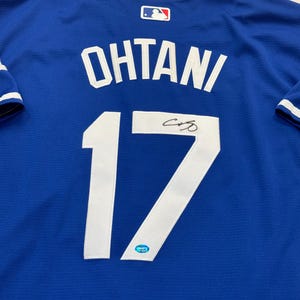 Shohei Ohtani Signed Los Angeles Dodgers Baseball Jersey with COA