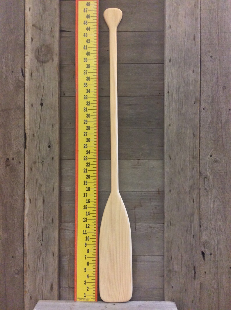 48 inch long flat bottomed canoe paddle. Handcrafted from pine Etsy