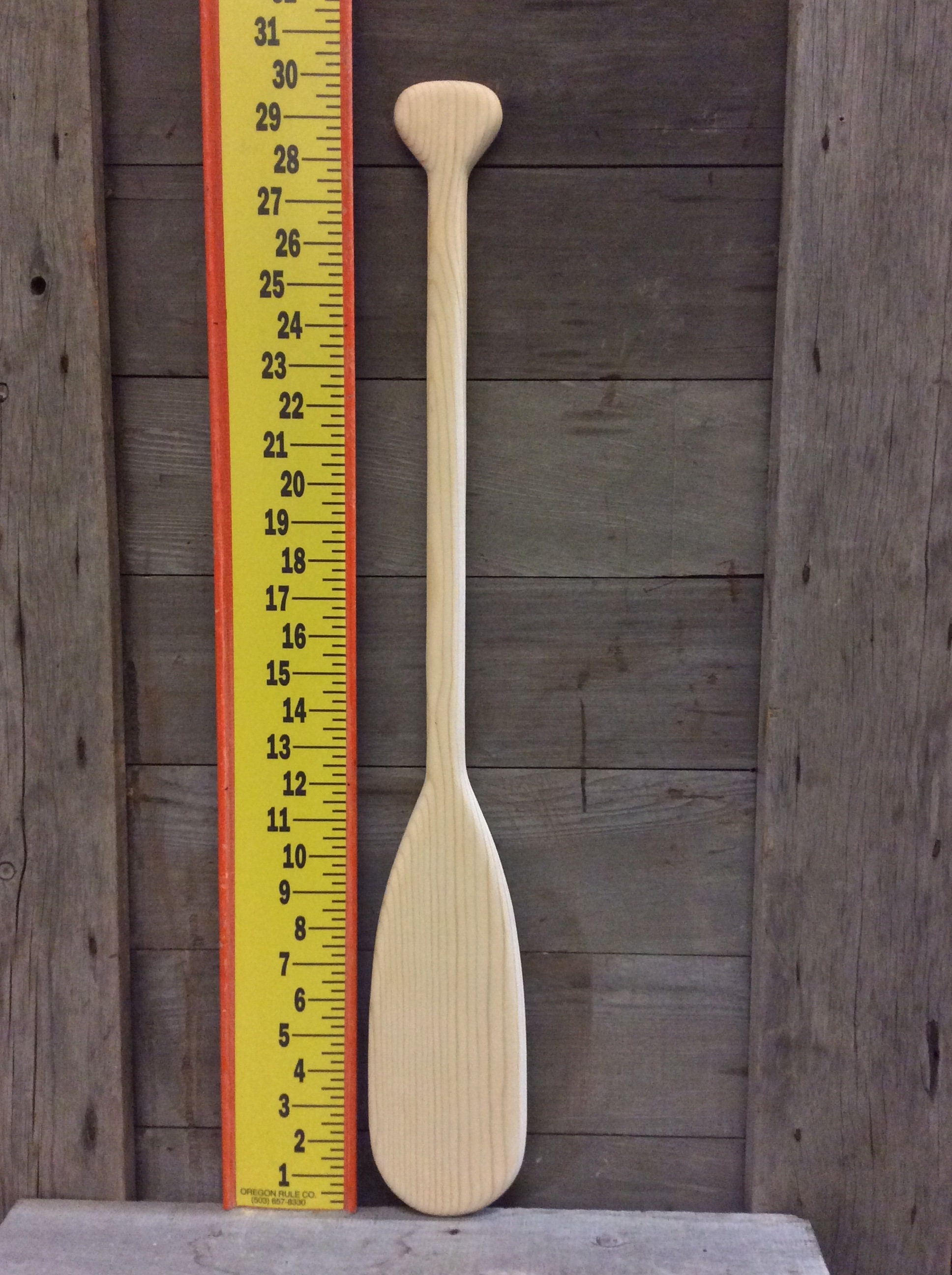 30 inch long unpainted canoe paddle. Hand crafted out of pine Etsy