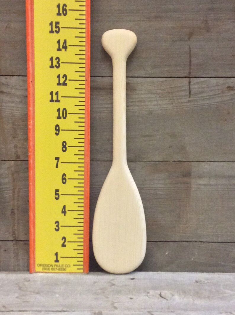 15 inch long unpainted canoe paddle. Hand crafted out of pine Etsy