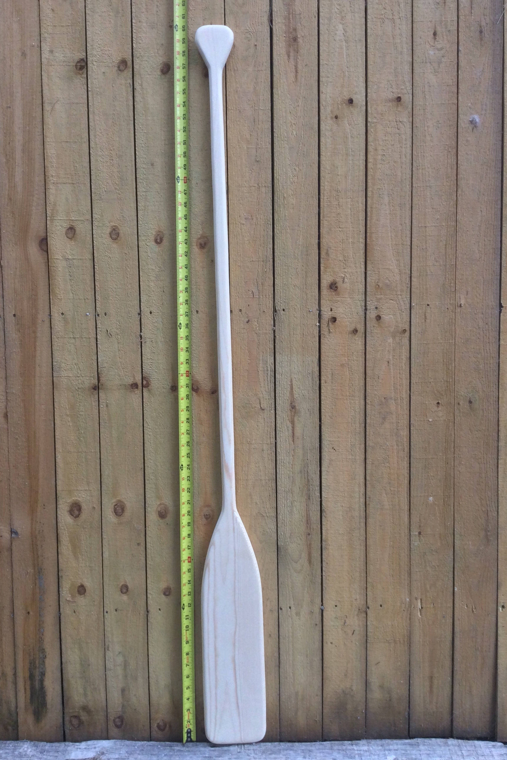 60 inch long flat bottomed canoe paddle. Handcrafted from pine Etsy