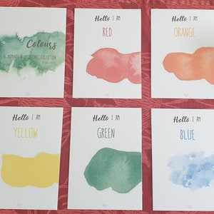 Colours Learning Flashcards