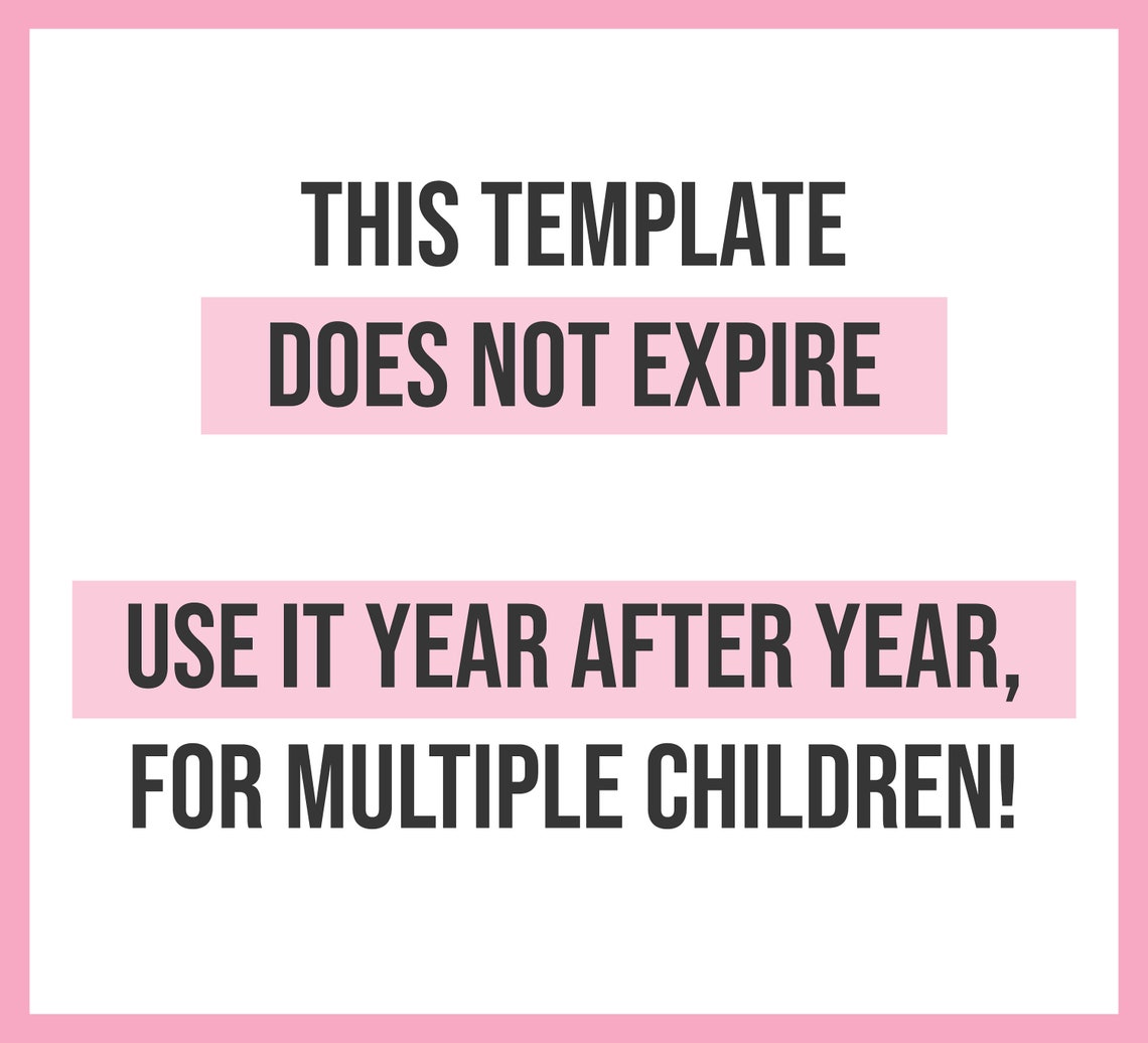 Editable First Day of School Poster DIGITAL FILE Printable - Etsy