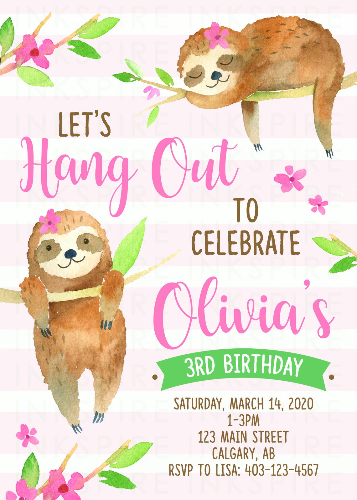 buy-sloth-birthday-invitation-printable-digital-file-girl-online-in