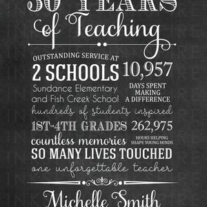 Teacher Retirement Gift Printable DIGITAL FILE - Etsy