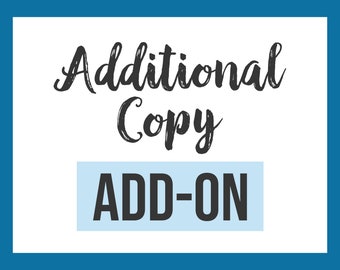ADD-ON LISTING - Additional Copies of Coach Design - 1 Copy/File Per Coach with Name Changed at Top