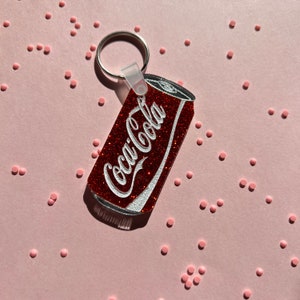 Coca-Cola Coke Can Layered Acrylic Keychain