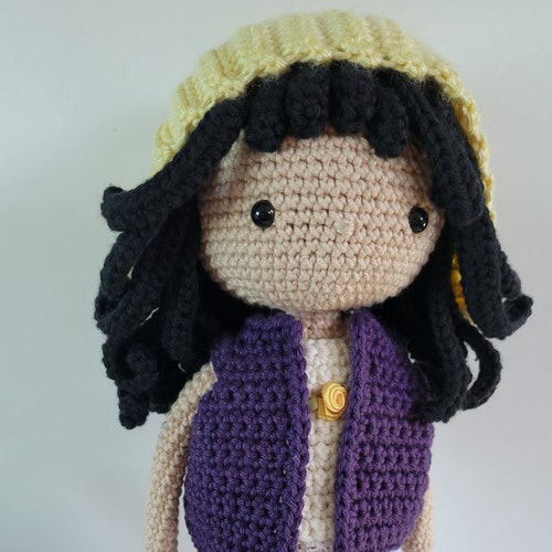 Personalized doll, gift for girls, handmade poseable doll with clothes, custom crochet doll from shops photo, unique amigurumi plush doll finished
