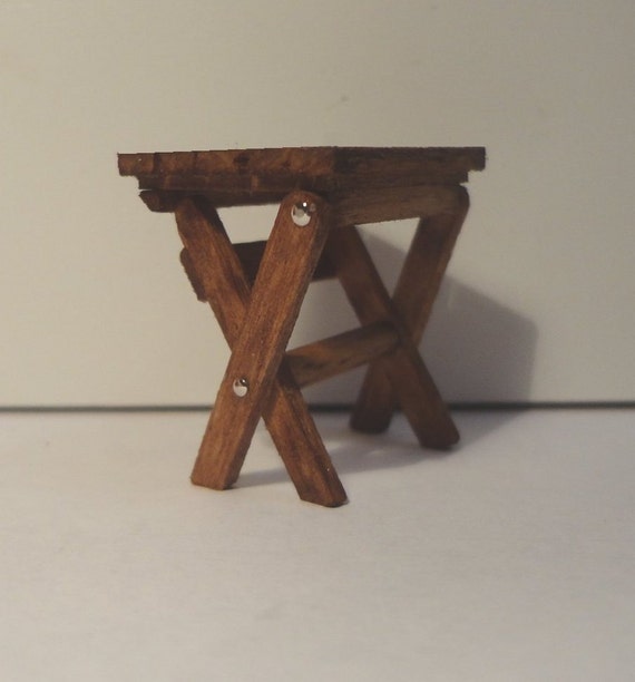Table Miniature Folding 1 2 Inch Scale