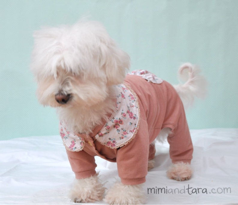 Dog Pajamas Pattern size XS Peter Pan, Dog Clothes, Dog Clothes Pattern, Small Dog Pajamas, Sewing Pattern image 2