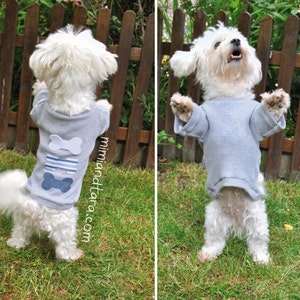 Dog Sweater Pattern Bundle All Sizes, Dog Clothes, Dog Clothes Pattern, Sewing Pattern, Tshirt For Dog, Dog Sweaters image 3