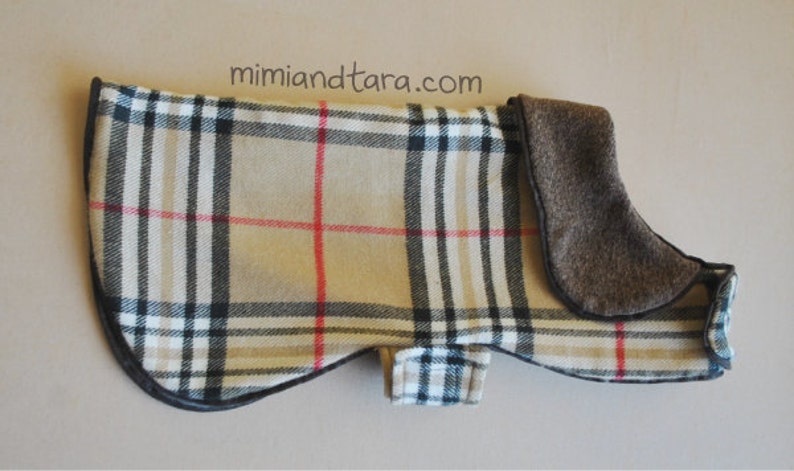 Dog coat pattern size M, Sewing pattern, Dog clothing pattern, Dog coat, Dog raincoat image 3