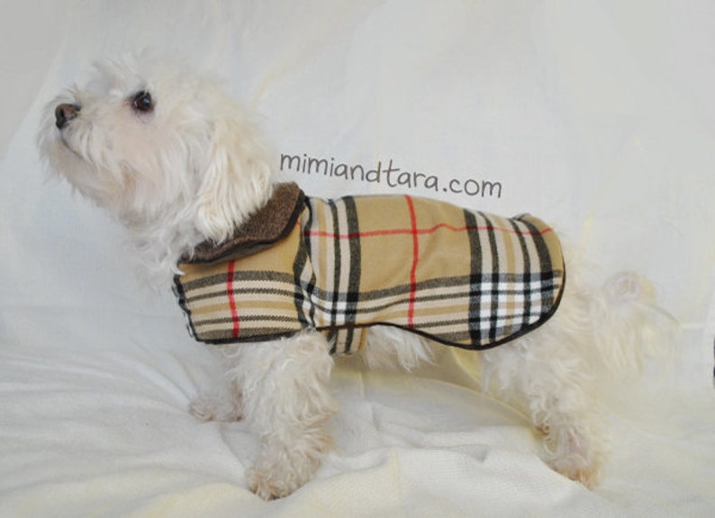 Dog Coat Pattern size XS, Sewing Pattern, Dog Clothes Pattern, Dog Coat, Dog Raincoat image 5