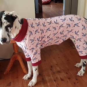 Large Dog Pajamas Pattern Size 3XL, Sewing Pattern, Dog Clothing Pattern, Dog Pajamas zdjęcie 5