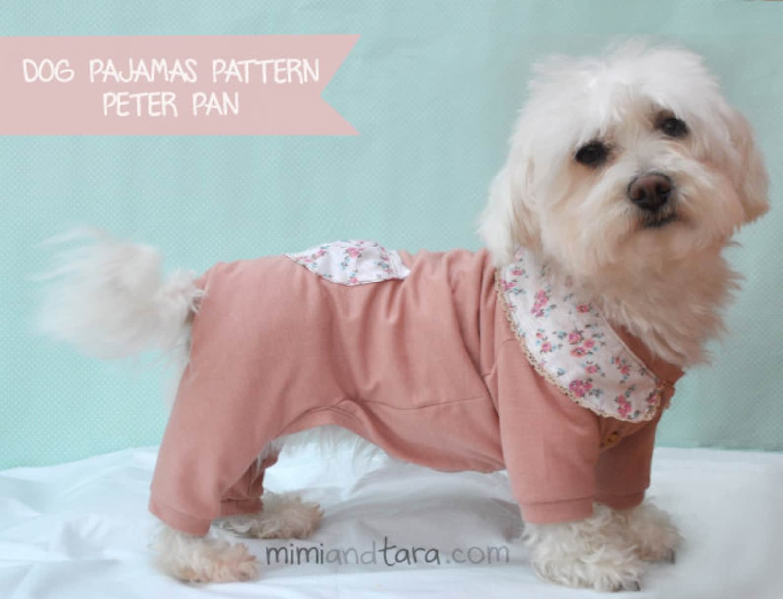 Small Dog Pajamas Pattern Size S peter Pan Dog Etsy Australia