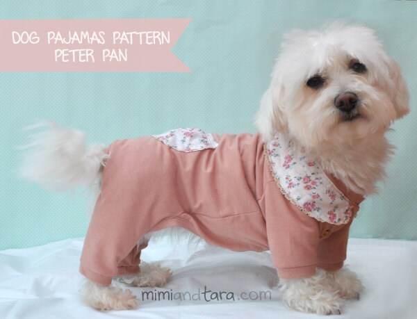 Dog Pajamas Pattern Size XL peter Pan, Dog Clothes, Dog Clothes Pattern, Large Dog Onesie, Sewing Pattern - Etsy