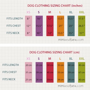 Dog Pajamas Pattern size XS button up, Sewing Pattern, Dog Clothes Pattern image 2