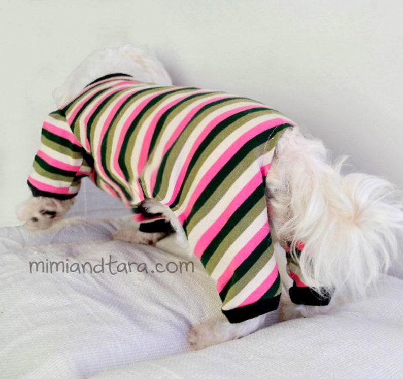 Dog Pajamas Pattern size XS, Sewing pattern, Dog clothing pattern, dog pajamas image 5