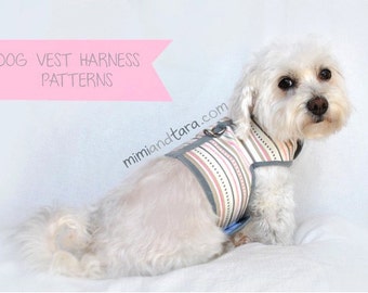 Dog Vest Harness Pattern: Size S (PDF Pattern)