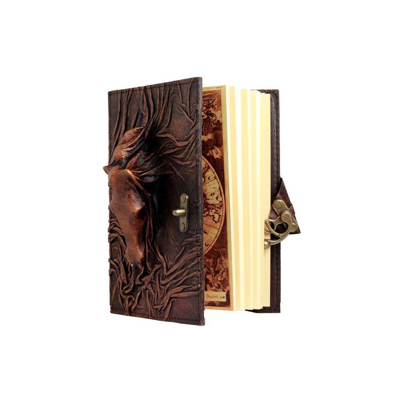 Genuine Leatherbound Horse Head Journal Notebook by Woodland Etsy UK
