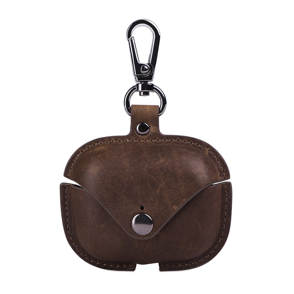 Unisex Leather Headphone Case Brown Etsy UK