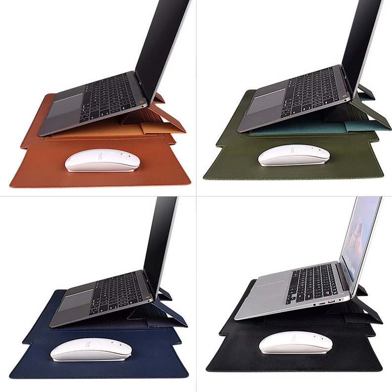 PU Leather Laptop Case With Mouse Pad 13.3 Etsy UK