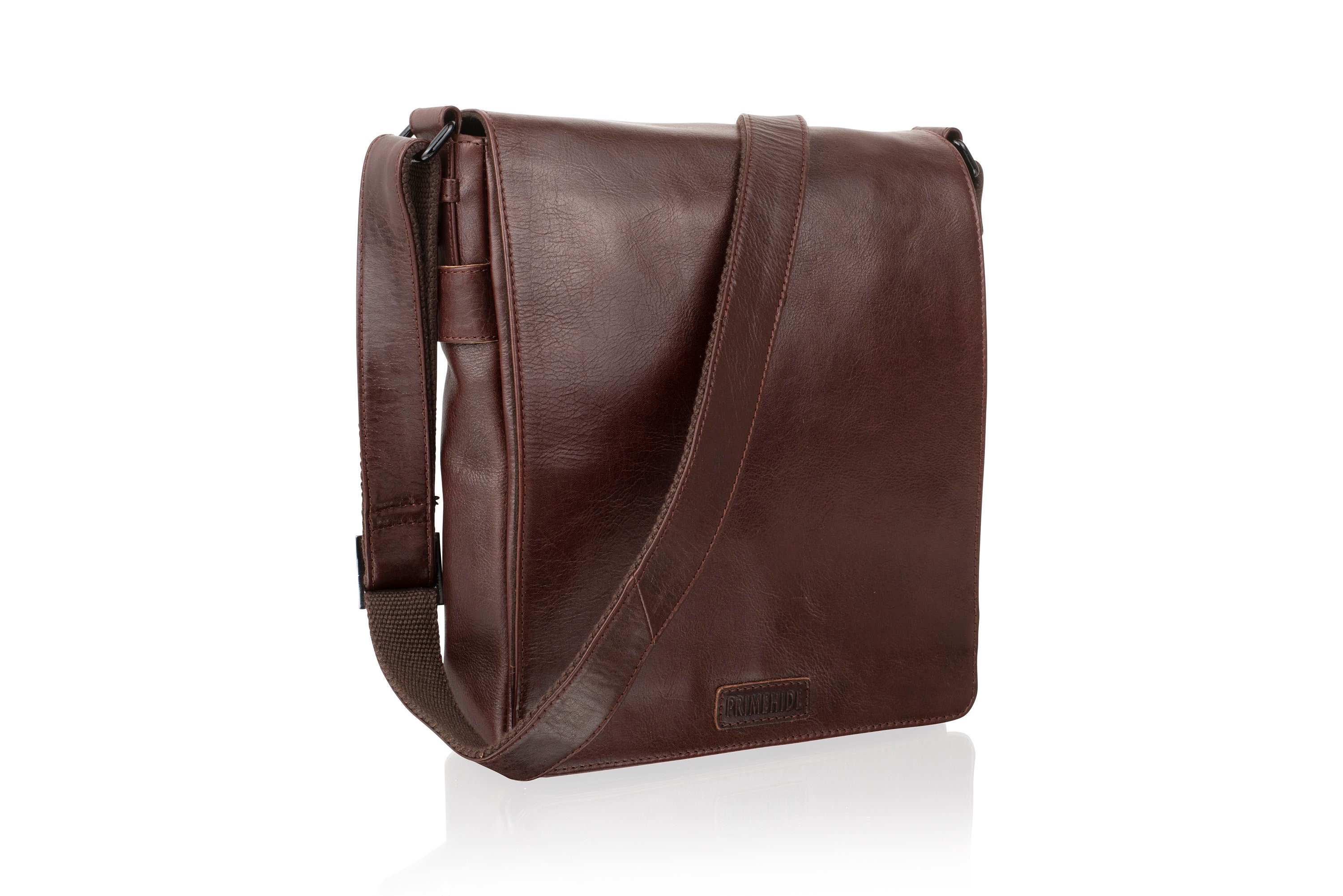 Mens Small Leather Messenger Tablet Man Bag - Etsy UK