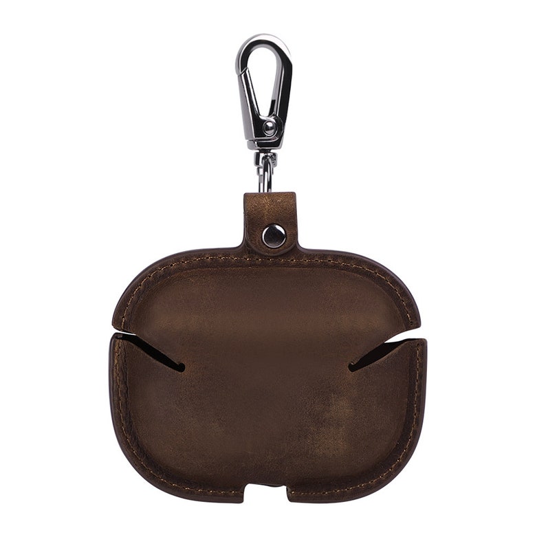 Unisex Leather Headphone Case Brown Etsy UK