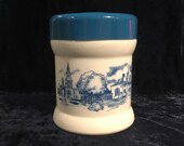 Sweet 1970 39 s Milk Glass Tobacco And Cigar Humidor